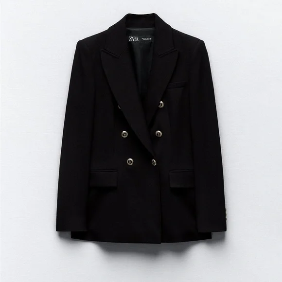 ZARA black tailored blazer - Picture 3 of 4